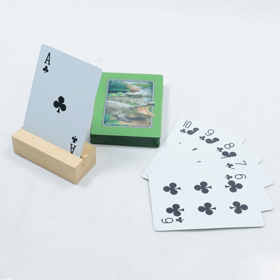 購入 3D 視覚効果 動物 ポーカーカード カスタムロゴ プレイカード デッキ プラスチックPVC online manufacture