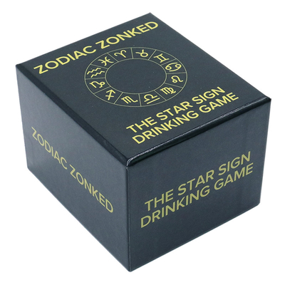 購入 パーソナライズドLOGO 面白いプライベート・レーベル ブラック・コア紙付きの飲み会カード online manufacture