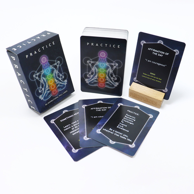 購入 CMYK または PMS プリント インスピレーション プルカードゲームセット 積極的な肯定練習 online manufacture