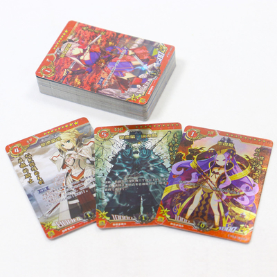 購入 63mmx88mm カスタム 英語 フランス スペイン 日本語 カートンキャラクター 紙カードゲーム 3D刺身 ロゴデザイン online manufacture