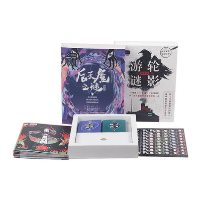 購入 リネン質の板紙表紙のゲーム別の色OEM ODMサービス online manufacture