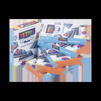 カスタム印刷 子供 テトリスカードゲーム おかしなパズルカードゲーム 子供のファミリーパーティー