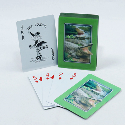 3Dプリント 恐竜モチーフ ポッカーデッキ 娯楽用の成人用ゲームカード