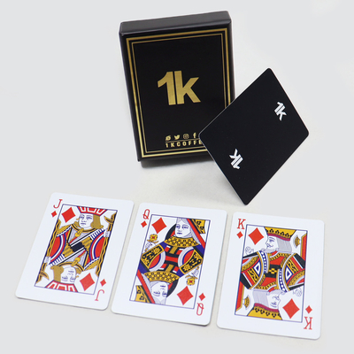 プリント 広告 ポッカーカード 耐久性 カジノグレード ドイツ ブラックコア 紙カード