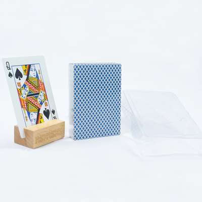 カスタム 100% 防水プラスチック ポッカーのカード シルバー エッジ フィルム 63x88mm