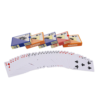 300/350/400gmのアートペーパーストックで プラスチック防水ゲームカードを出荷します
