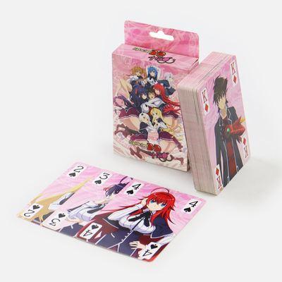 オーダーメイド エコフレンドリー プリント アニメ ポーカー デック セット 表面仕上げ