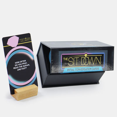 カスタムカップル 初対話カード ゲームブック ボックス カスタム印刷 飲み会