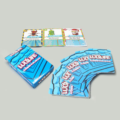 カスタマイズされた印刷 ゲーム カード UV 表面仕上げ カスタマイズされた名前 人形 カード 子供向け