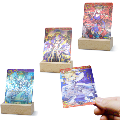 カスタムゲームカードスタンド マジックカード ホログラフィック紙取引カード ブースターパッケージ