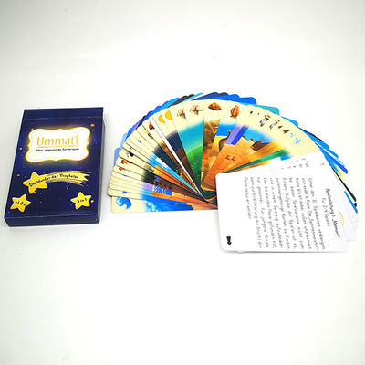 フラッシュ カードを学んでいる350gsm子供